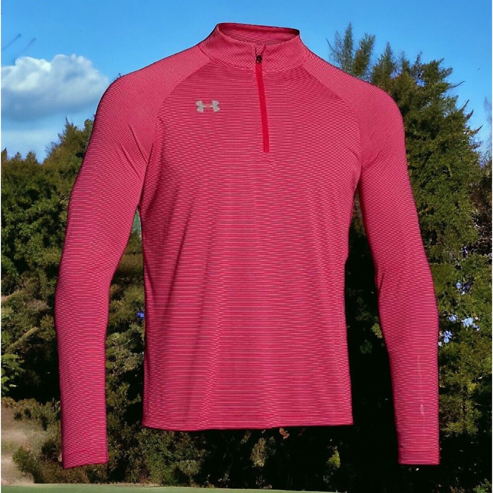 Under Armour Tech 1/4 Zip PGA Golf Pullover Long Sleeve Mens 2XL New Fast Ship